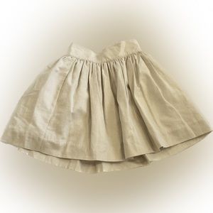 Bella Bliss ivory and gold skirt